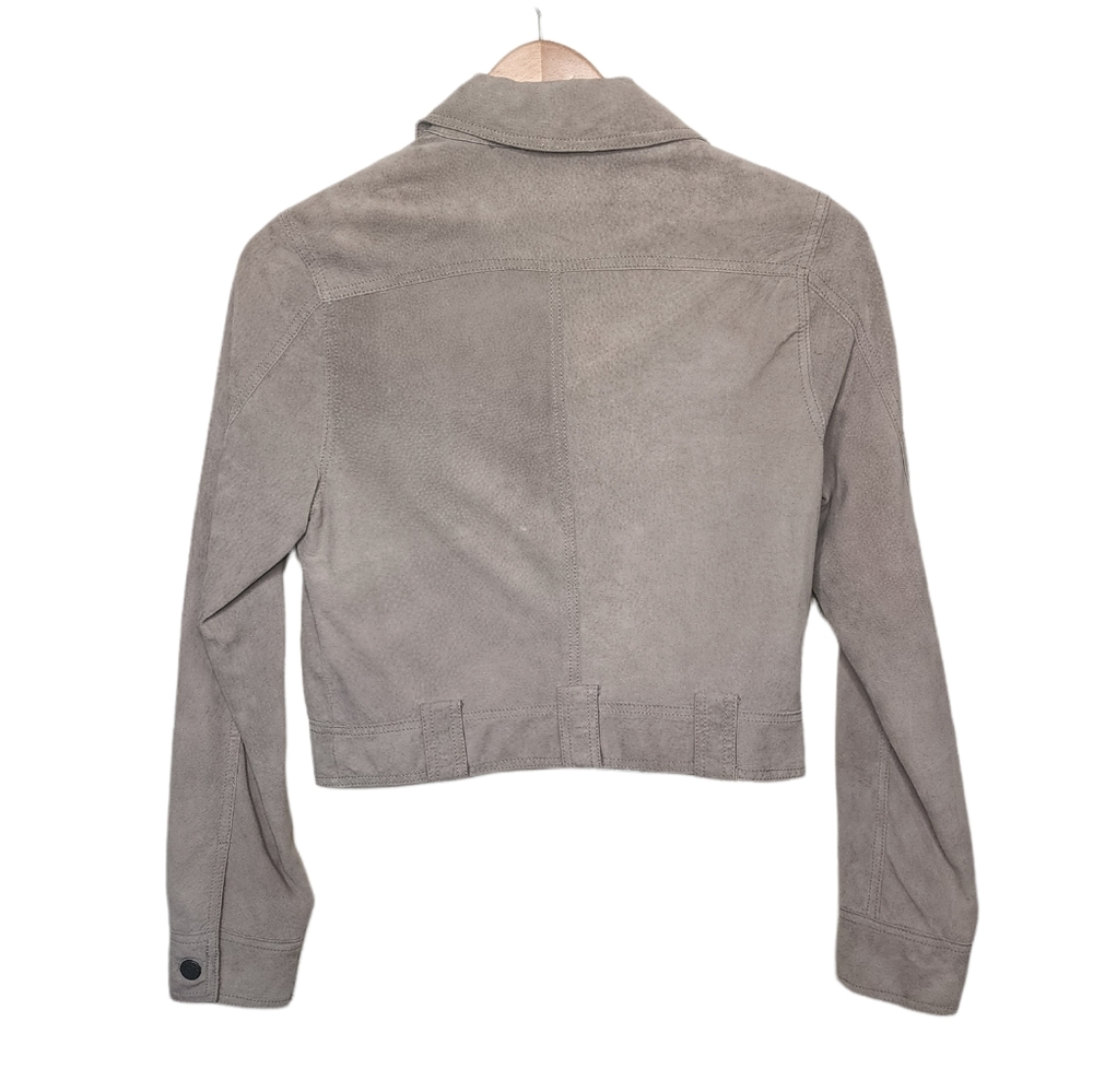 Proenza Schouler for Target Grey Green Suede Jacket - Picture 2 of 5